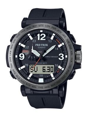 Casio Pro Trek Men's Tough Solar Triple Sensor Biomass 52mm Watch PRW6611Y-1