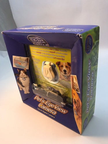 New In Box Uncle Milton Pet's Eye View Camera. Dog Cat Camera.