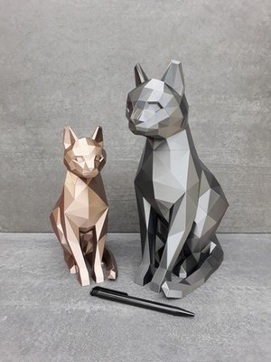Katze Design Skulptur Geschenkidee Katzenliebhaber