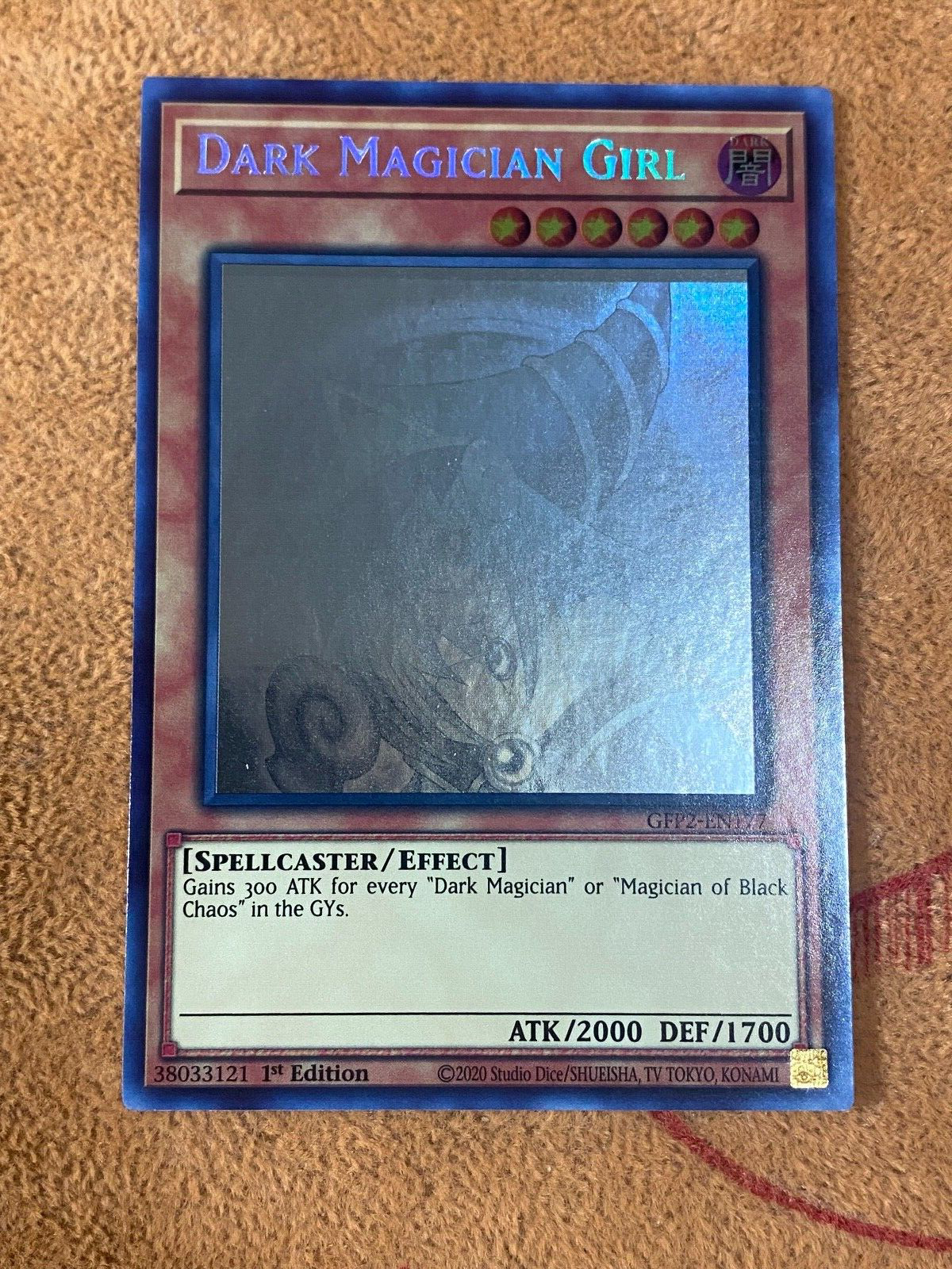 VIDEO SHOWN!) Yugioh Dark Magician Girl GFP2-EN177 1st VIDEO SHOWN!) Yugioh Dark Magician Girl GFP2-EN177 1st
