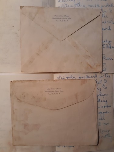 PATRICE MUNSEL, 1 TLS, 2 HAND SIGNED AND 1 HAND WRITTEN LETTER SIGNED, 2 1948, 1