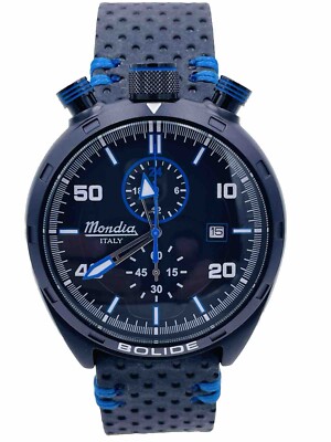 Orologio Mondia Bolide Crono 45mm Acciaio Pvd Mi789KB/350  Scontatissimo Nuovo
