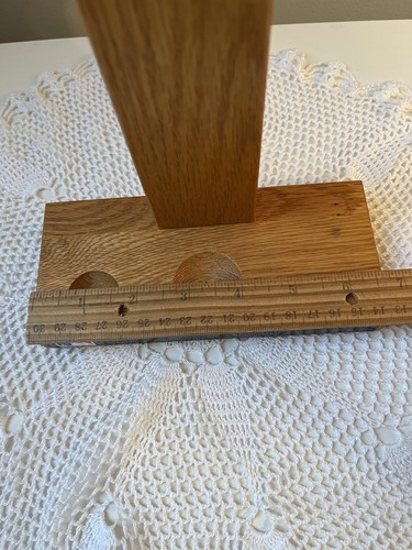 Mini Bat And Baseball Display-Wood-Free Standing-MLB New York Yankees 12”x6.5”