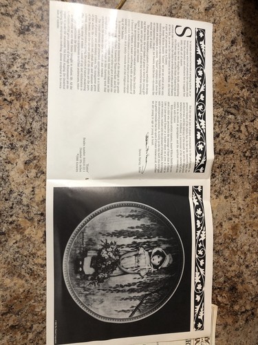 KNOWLES China Jessie Willcox Smith Easter Plate Original Box COA And Paperwork