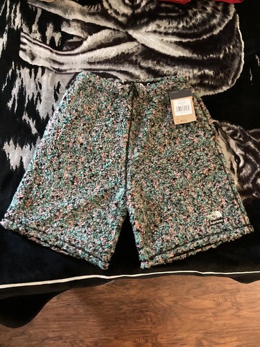 Supreme x The North Face High Pile Fleece Shorts Size S TNF SS23