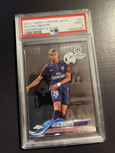キリアン・エムバペ '18 topps Chrome Kylian Mbappe 2017-18 Topps Chrome Kylian Mbappe Champions League Rookie