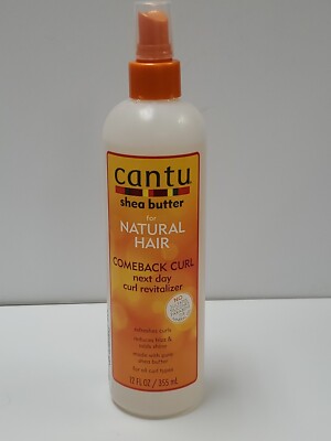 CANTU Shea Butter for Natural Hair Comeback Curl Next Day Revitalizer 12fl oz
