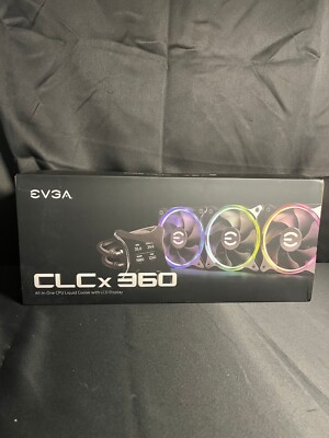 EVGA CLCx 360 High Performance All In One CPU Liquid Cooler With LCD Display