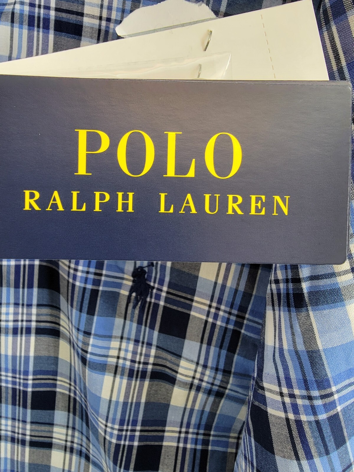 Polo Ralph Lauren Big & Tall Plaid Stretch Poplin Shirt Men's XLT Blue Multi L/S - Picture 19 of 20