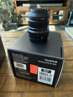 Fujifilm Fujinon XF 23mm F/2 R WR Lens - Black
