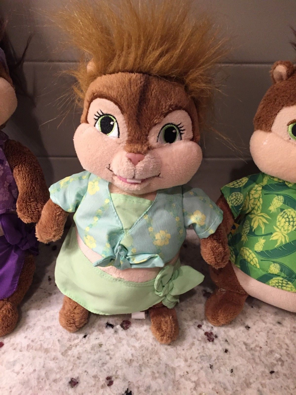 Build a Bear Alvin & The Chipmunks Plush Simon Theodore Eleanor Jeanette Lot 4