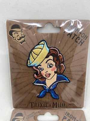 Pin-up Sailor Iron On Patch By Trixie And Milo