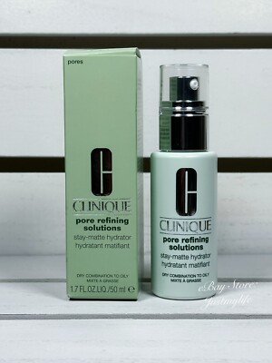 Clinique Pore Refining Solutions Stay Matte Hydrator, Full Size 1.7oz/50mL, NIB