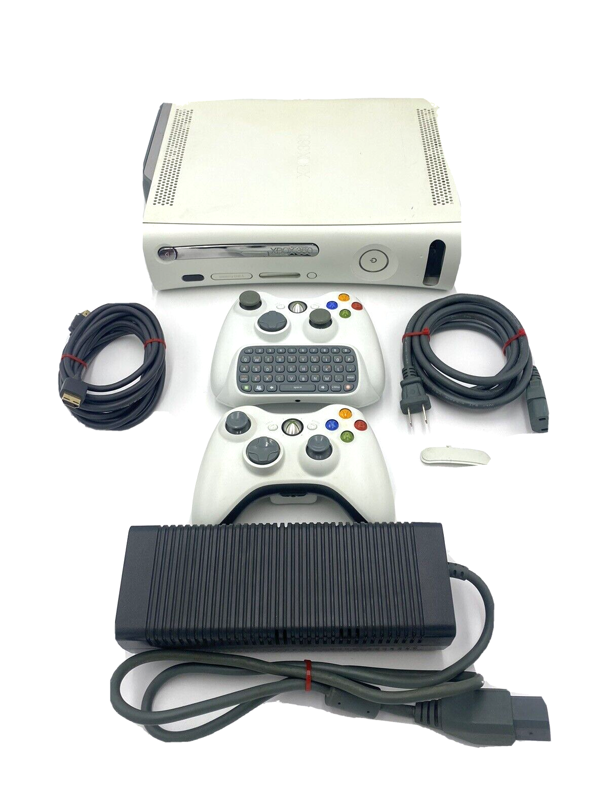 Xbox 360 White Console HDMI System with Controllers & 250 GB