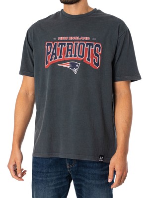 

Мужская свободная футболка NFL Patriots 17 Recovered, черная, Черный, MMNFL1207