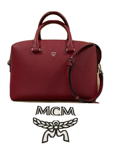 ハンドバッグ MCM 'Ella Boston' medium handbag MCM Medium Handbag Ella Boston in Blue | Lyst