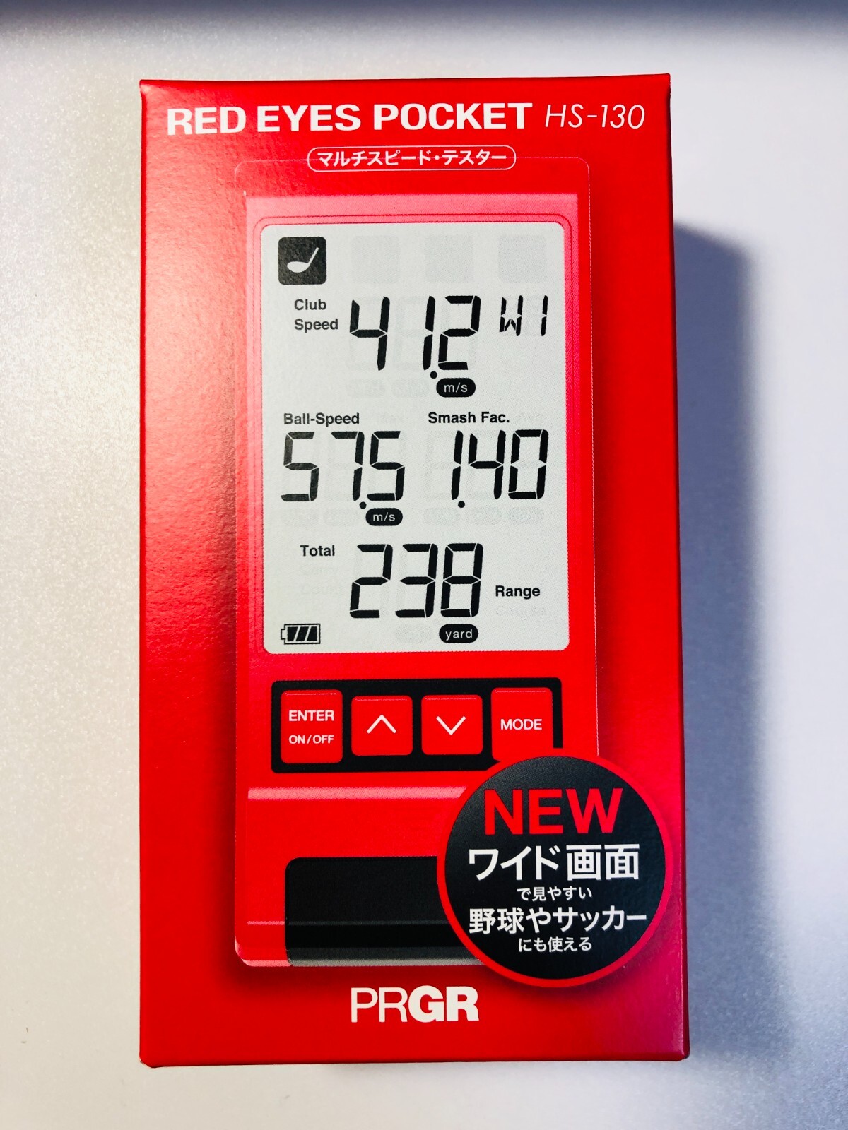 PRGR RED EYES POCKET Personal Golf Launch Monitor HS-130 PRGR RED EYES POCKET Personal Golf Launch Monitor HS-130