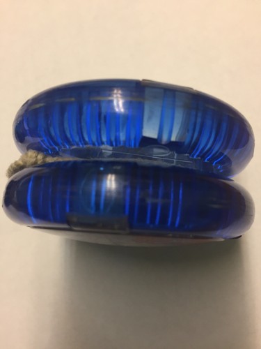 Yomega X Brain Auto Return Yo-Yo 1998&1999 Blue&Black And Clear Vintage