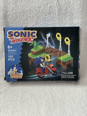 Sonic the Hedgehog Lego Set SL89301 Open Box - Set Still Sealed 101 Pieces