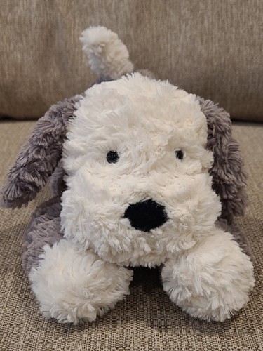 Jellycat London Tumblie Sheep Dog Grey & White Puppy Plush