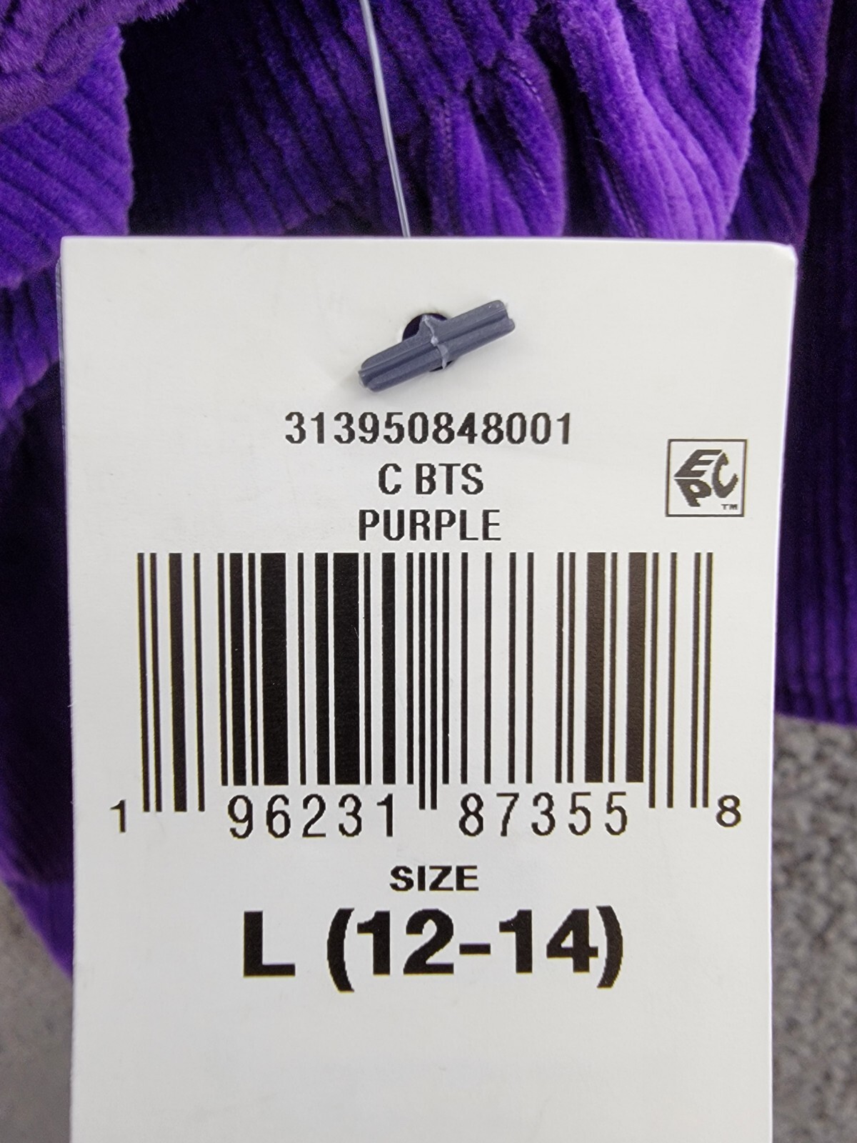 Polo Ralph Lauren Tiered Corduroy Skirt Big Girls L 12-14 Opulent Purple Pull On - Picture 15 of 15