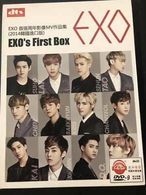 EXO's FIrst Box - 2014 South Korean DVD 9