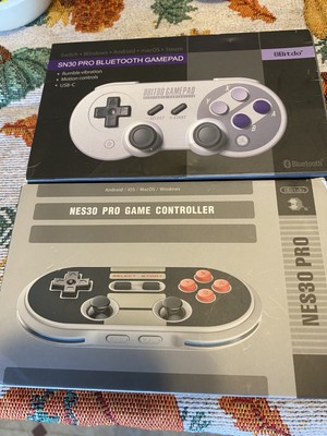 8Bitdo SN30 Pro Bluetooth Controller (Rare Discontinued)  & NES30 Pro