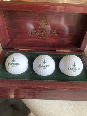 Ballantine Resort Golf Balls In Wooden Box