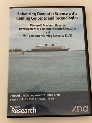Microsoft Research Enhancing Computer Science with Gaming Concepts 2007 DVD