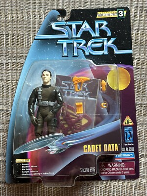 Star Trek (Cadet Data) Warp Factor Series 3 Action Figure 1997 Playmates