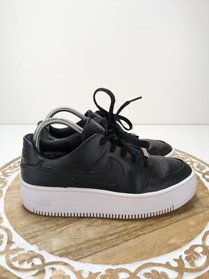 black platform af1
