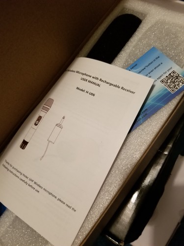 Hotec 25 Channel UHF Handheld Wireless Microphone with Mini Portable Receiver...