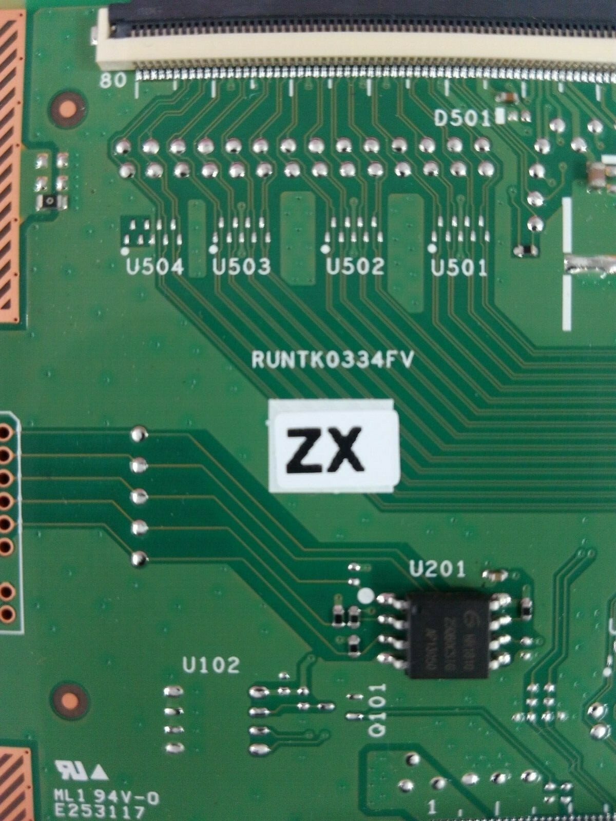 VIZIO D70-F3 0170CAR0JE01 1P-117AX00-1010 RUNTK0334FV MAIN, PWR, T-CON BOX13
