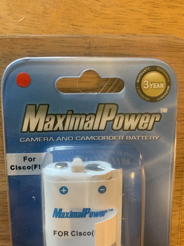 MaximalPower Camera & Camcorder Battery For Cisco Flip (New)