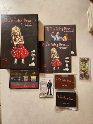 If I'm Going Down... A Dying Card Game 2012 Van Ryder Games RARE OOP HTF Zombie