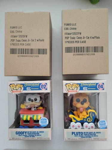Disney Funko Pop TRAINS GOOFY & PLUTO ON CASEY JR. CIRCUS