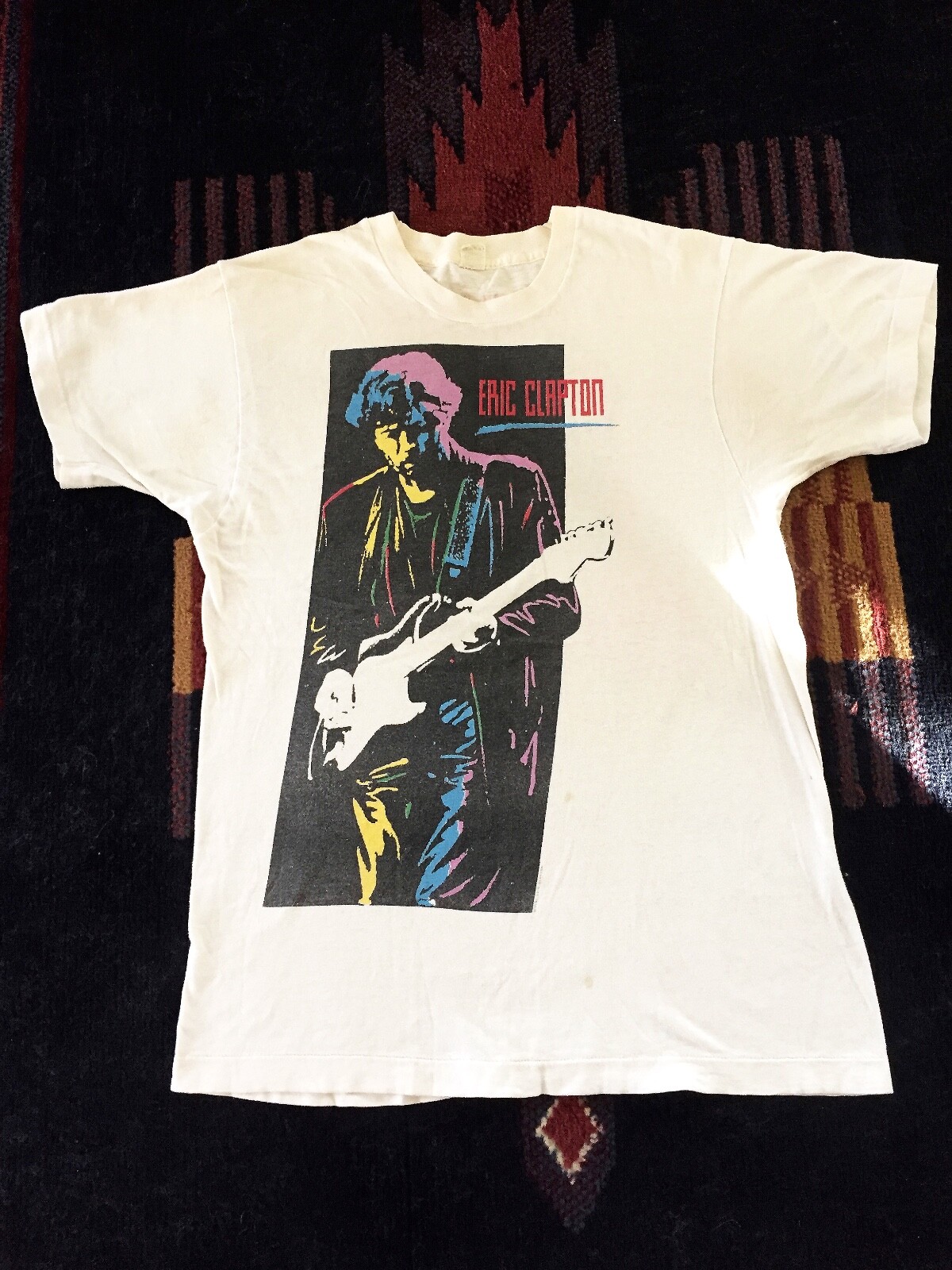 ERIC CLAPTON JOURNEYMAN TOUR 1990 Tシャツ L Vintage 90's T Shirt Eric Clapton Journeyman Tour 1990 UK