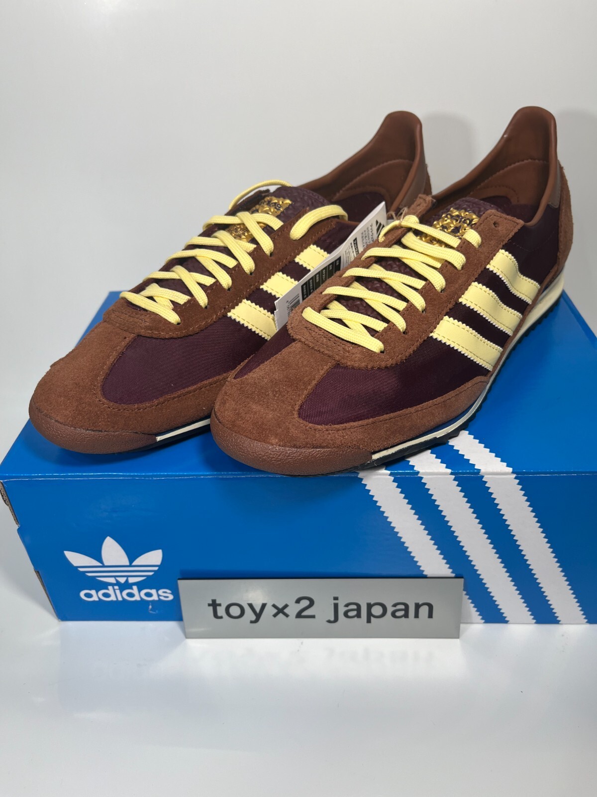 adidas Originals SL72 OG IE3425 Maroon/Almost Yellow/ Brown adidas Originals SL72 OG IE3425 Maroon/Almost Yellow/ Brown