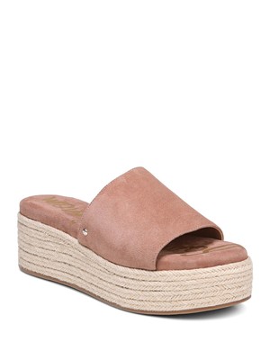 

SAM EDELMAN Женские розовые эспадрильи Weslee на платформе 1-1/2 дюйма на танкетке 9 м, Розовый, F8182L1