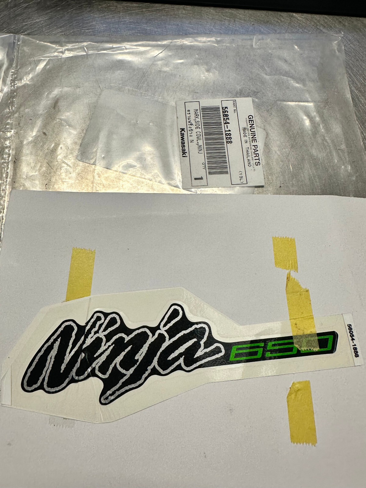 Kawasaki OEM 56054-1888 MarkSide Cowl.Ninja | eBay