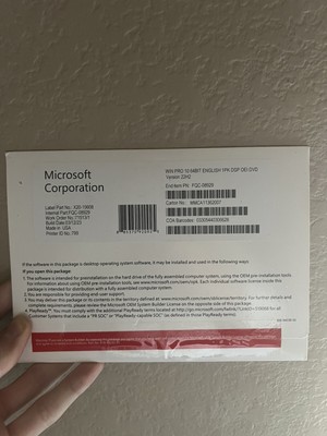 Microsoft Windows Home 10 64Bit English 1 Pack DSP OEI DVD Operating Systems