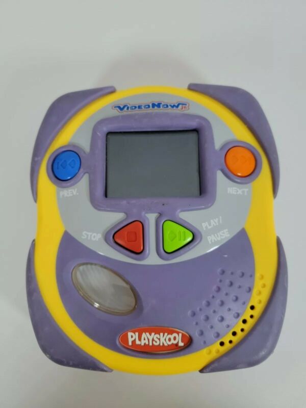 Playskool Video Now Jr. Personal Kids Yellow Purple Video Player FOR PARTS ONLY