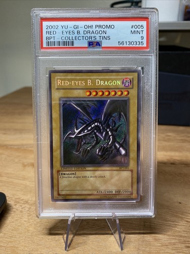 PSA 9 Yu-Gi-Oh Red-Eyes B. Dragon Secret Rare BPT-005 From