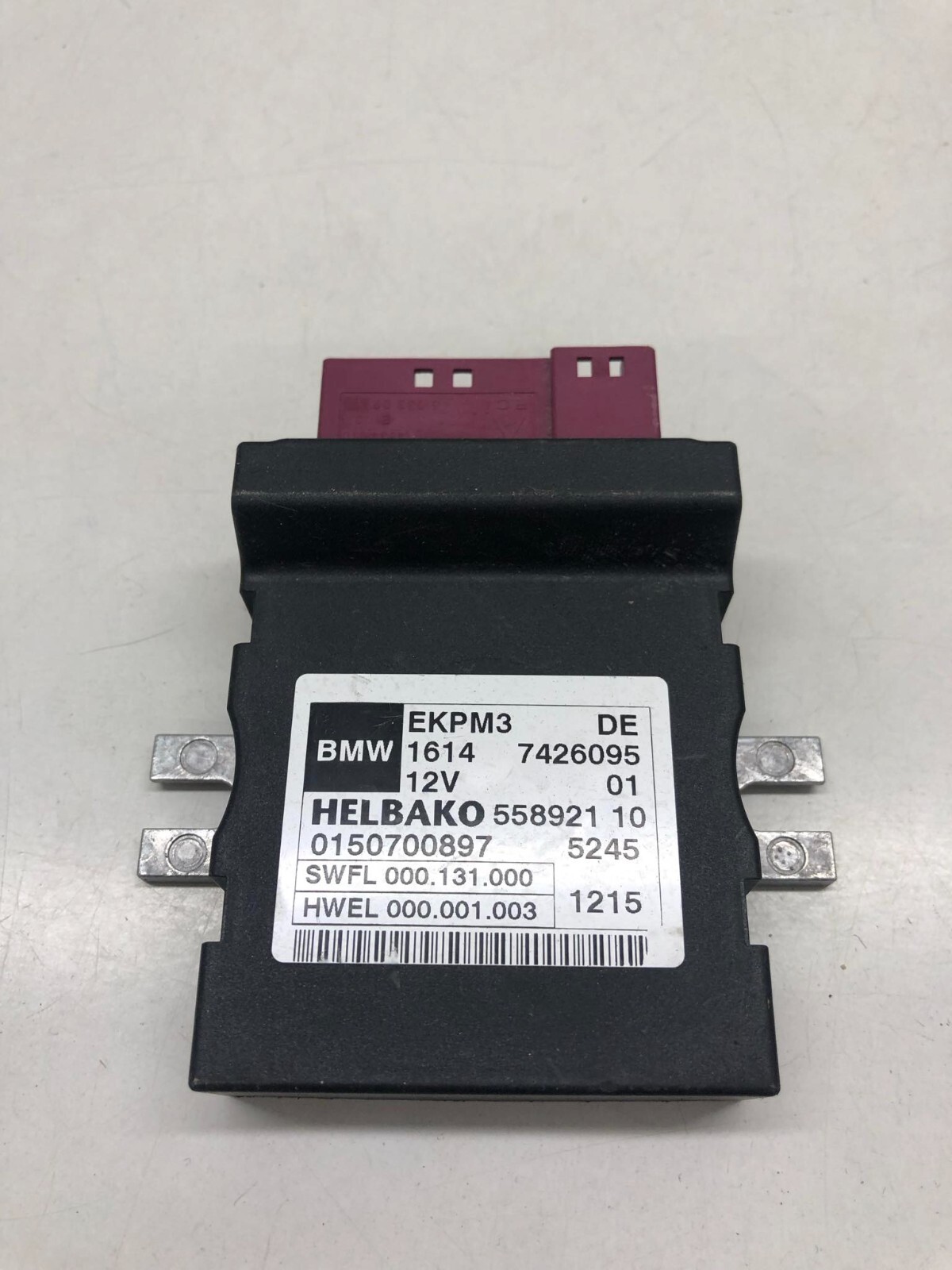 BMW EKPM3 7276383 燃料ポンプコントロールモジュール Fuel Pump Control Module EKPM3 BMW OEM F10 F12 F13 F07 F01