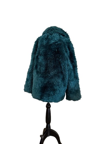 Pre-owned Ugg Women Lianna Short Azure Toscana Shearling Jacket Coat Size Xl In Blue