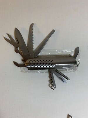 Pocket Knife Survival Tool Stainless Multi-Tool 9-in-1
