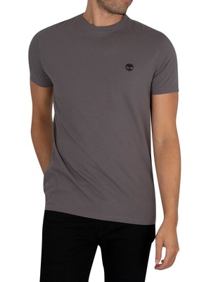 

Мужская футболка Dun-River Slim Crew Timberland, серая, Grey, TB0A2BPR-033