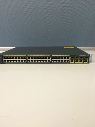 LOT OF 2 Cisco Catalyst WS-C2960G-48TC-L 48-Port 10/100/1000 Gigabit Switches