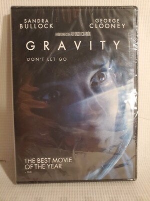 Gravity Movie - DVD - Sandra Bullock George Clooney Rated PG-13 Warner Brothers
