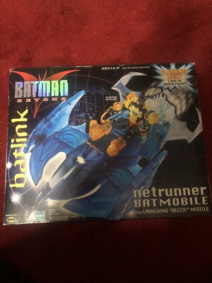 Unopened Vintage 1999 Hasbro Batman Beyond Batlink Netrunner Batmobile  Sealed